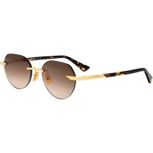 Bottega Veneta - Zonnebril - Geel - 51 MM