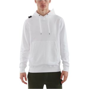 Ma.strum, Heren, Sweatshirts & Hoodies, Wit, Maat: S Katoen,