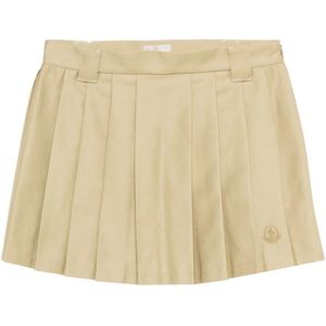 Moncler, Dames, Rokken, Beige, Maat: 2XS Katoen,