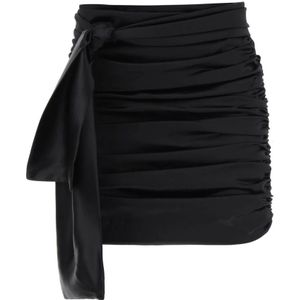Dolce & Gabbana, Dames, Rokken, Zwart, Maat: XS Denim,