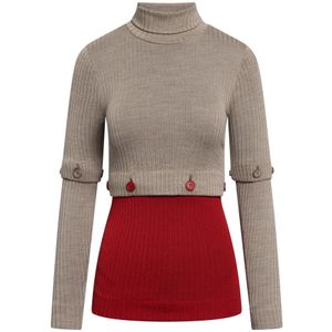 TOOche, Dames, Truien, Veelkleurig, Maat: M Zijde,