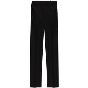 Jil Sander, Heren, Broeken, Zwart, Maat: M Wol,