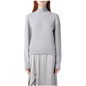 Fendi, Dames, Truien, Grijs, Maat: M Kasjmier,