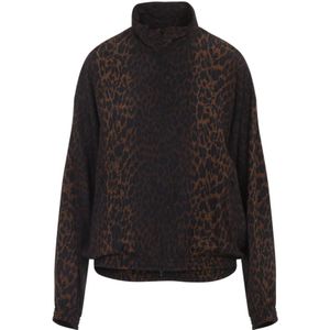 Balenciaga, Dames, Jassen, Bruin, Maat: XS Zijde,