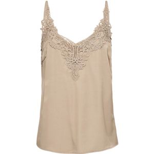 Cream, Dames, Tops, Beige, Maat: M Viscose,