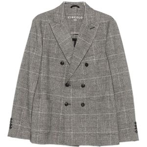 Circolo 1901, Heren, Jassen, Grijs, Maat: M Katoen,