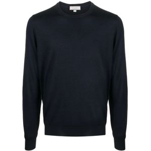 Canali, Heren, Sweatshirts & Hoodies, Zwart, Maat: L Zijde,