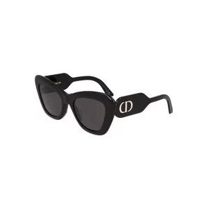 Dior Vierkante Frame Zonnebril , Black , Dames , Maat: 52 MM