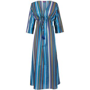 Gallo - Lange Katoenen Kaftan - Veelkleurig - Voor Dames