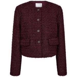 Co'Couture, Dames, Jassen, Rood, Maat: XS Poliester,