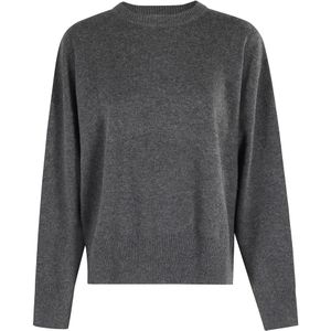 Loulou Studio, Dames, Truien, Grijs, Maat: S Kasjmier,