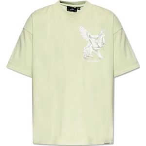 Represent, Heren, Tops, Groen, Maat: S Katoen,