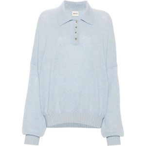 Khaite, Dames, Truien, Blauw, Maat: M Kasjmier,