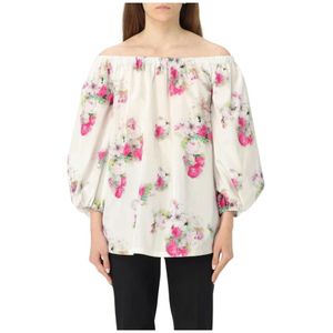 Max Mara Studio, Dames, Blouses & Shirts, Roze, Maat: S Katoen,