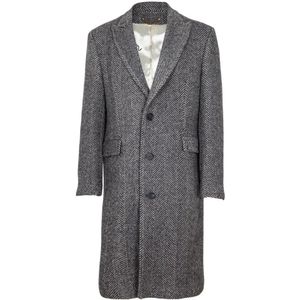 Golden Goose, Heren, Mantels, Grijs, Maat: S Wol,