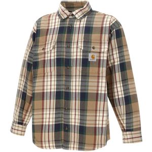 Carhartt Wip, Heren, Overhemden, Veelkleurig, Maat: M Katoen,