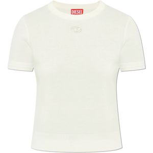 Diesel - M Aline T-Shirt - Wit - Tops