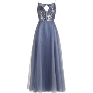 vera mont, Dames, Jurken, Blauw, Maat: L