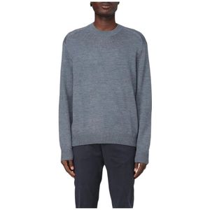 Armani Exchange, Heren, Truien, Grijs, Maat: L Wol,
