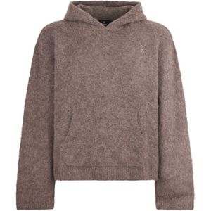 Represent, Heren, Sweatshirts & Hoodies, Bruin, Maat: M Wol,