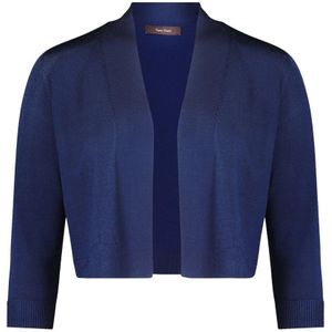 vera mont, Dames, Truien, Blauw, Maat: XL Viscose,