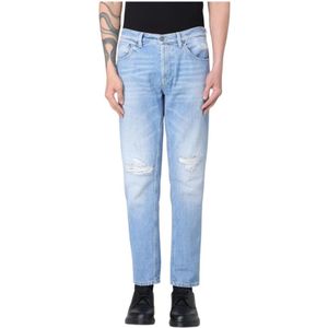 Dondup, Heren, Jeans, Blauw, Maat: W36 Katoen,