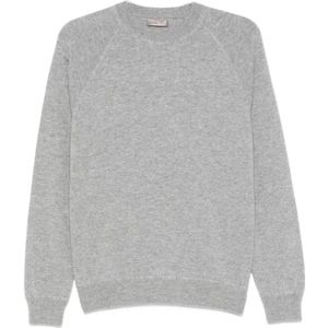 Herno, Heren, Truien, Grijs, Maat: 3XL Kasjmier,