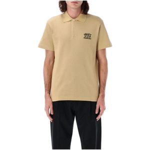 Burberry, Heren, Tops, Beige, Maat: S Katoen,