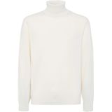 Boggi Milano - Polo Neck Jumper - Wit - Kasjmier - Heren