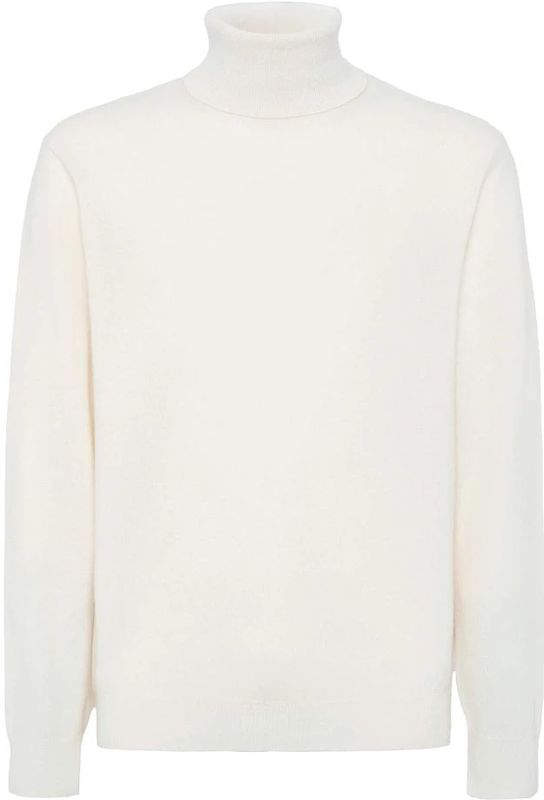 Boggi Milano - Polo Neck Jumper - Wit - Kasjmier - Heren