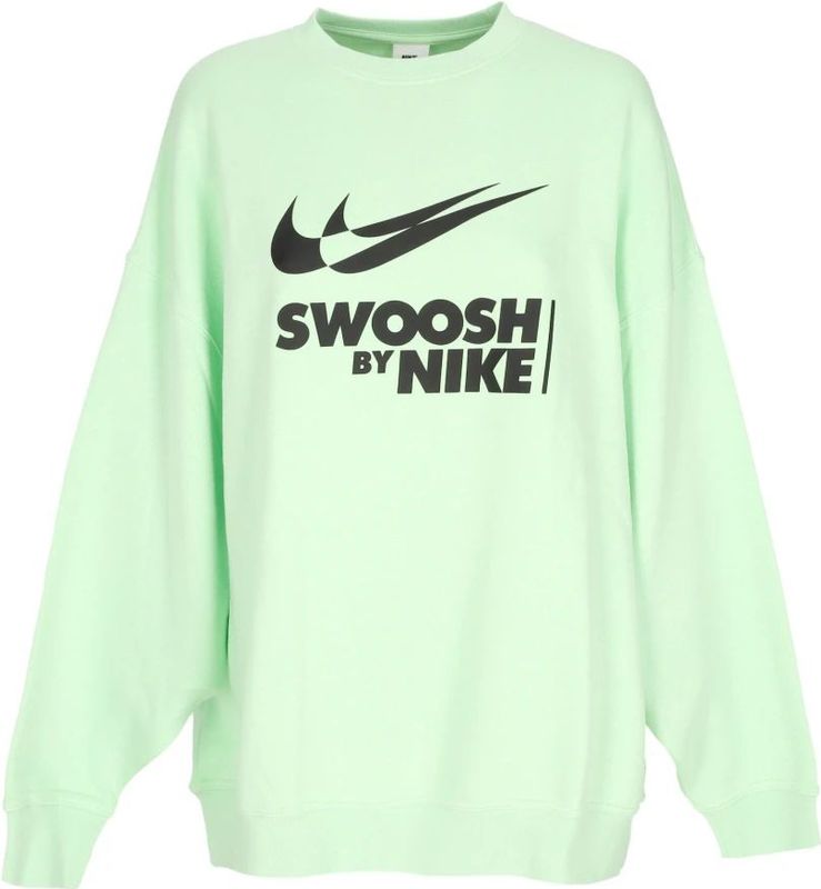 Nike, Dames, Sweatshirts & Hoodies, Groen, Maat: M Katoen,