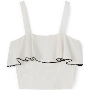 Motivi, Dames, Tops, Wit, Maat: XS Katoen,