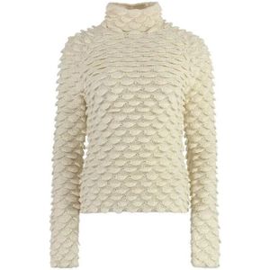 Bottega Veneta, Dames, Truien, Beige, Maat: M Wol,