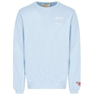 In Gold We Trust, Heren, Sweatshirts & Hoodies, Blauw, Maat: 2XL