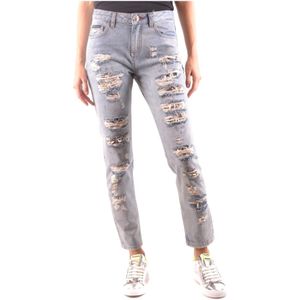 Philipp Plein, Dames, Jeans, Blauw, Maat: W25 Denim,