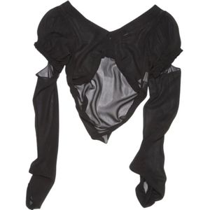 Acne Studios, Dames, Tops, Zwart, Maat: XS