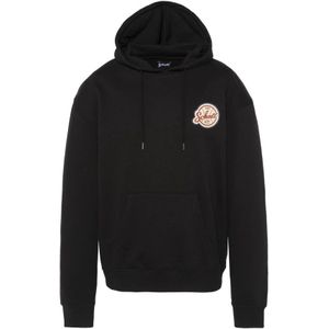 Schott Nyc, Heren, Sweatshirts & Hoodies, Zwart, Maat: L Katoen,