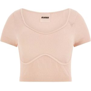 Guess, Dames, Tops, Roze, Maat: Xs/S Polyamide,