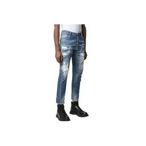 Dsquared2 Tijdloze Slim-Fit Heren Jeans , Blue , Heren , Maat: L