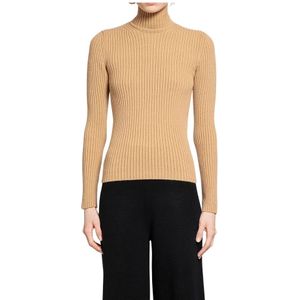 Max Mara, Dames, Truien, Beige, Maat: S