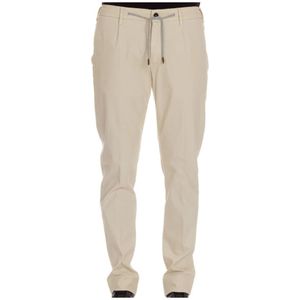 Eleventy, Heren, Broeken, Beige, Maat: W31 Katoen,