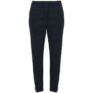 Aspesi, Dames, Broeken, Blauw, Maat: 2XS Katoen,
