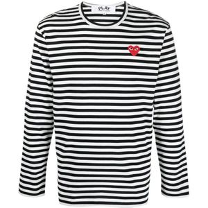 Comme des Garçons Play, Heren, Tops, Veelkleurig, Maat: XL Katoen,