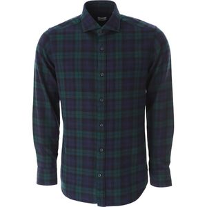 Caliban, Heren, Overhemden, Groen, Maat: XL Katoen,