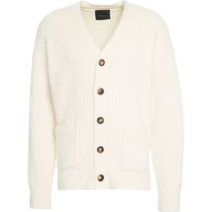 Roberto Collina, Heren, Truien, Beige, Maat: 2XL