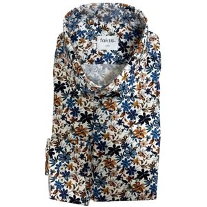 Fakts, Heren, Overhemden, Veelkleurig, Maat: M Katoen,