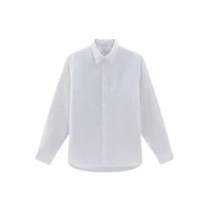 Woolrich Hemden , White , Heren , Maat: 2XL