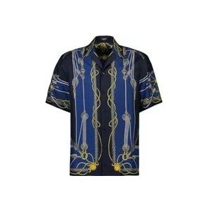 Versace Short Sleeve Hemden , Multicolor , Heren , Maat: M