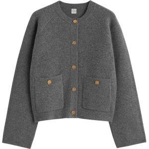 TotêMe, Dames, Truien, Grijs, Maat: S Wol,