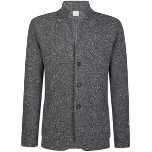 Eleventy, Heren, Truien, Grijs, Maat: S Wol,